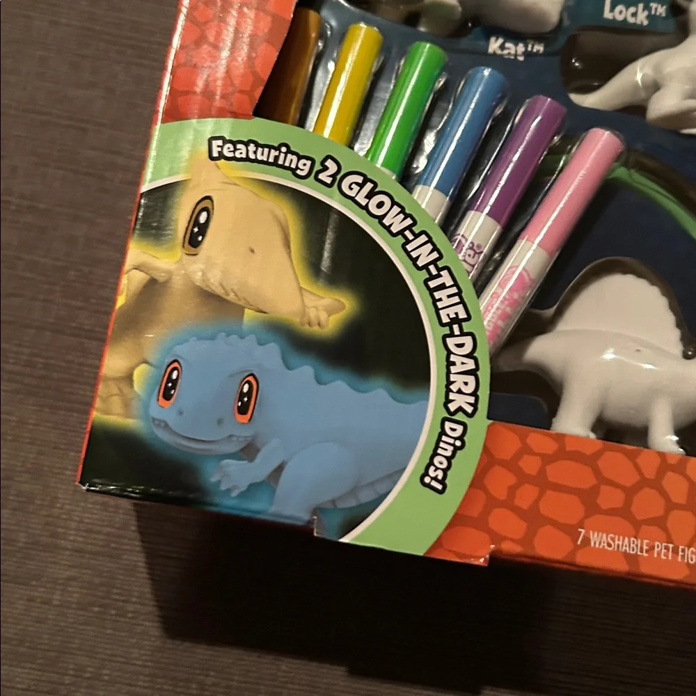 CRAYOLA Scribble Scrubbie Dinosaur Combo Pack (7 Dinosaurs) NEW